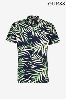 Guess Varadero Short Sleeve Sunset Shirt (M63839) | SGD 100
