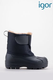 Темно-синий - Сапоги и ботинки Igor Neu Snow (M64406) | €46