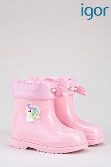 Igor Pink Bimbi Unicorn Rain Boots (M64416) | ₪ 121