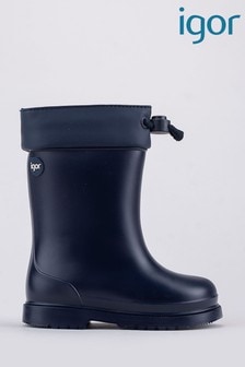 Igor Navy Chufo Cuello Rain Boots (M64419) | $40