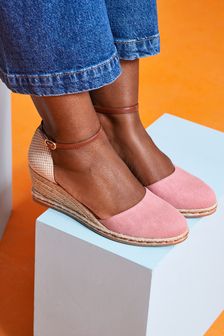 Rosa - Forever Comfort® Schuhe mit geschlossener Zehenpartie und Keilabsatz (M64653) | 53 €