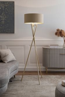 Champagne Gold Rico Floor Lamp (M64842) | €153