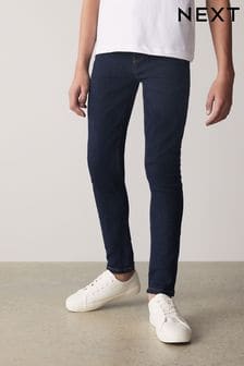 Blue Dark Super Skinny Fit Cotton Rich Stretch Jeans (3-17yrs) (M65067) | €17 - €24