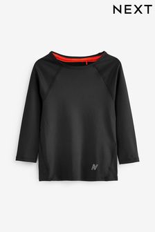 Negro - Camiseta interior de manga larga (3-16 años) (M65070) | 14 € - 22 €
