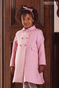 Trotters London Pink Classic Coat