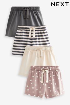  (M65812) | HK$131 - HK$166 黑色 / 乳白色 - 短褲4件組 (3個月至7歲)