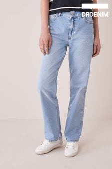 Dr Denim Blue Lightwash Straight Leg Jeans (M65859) | ₪ 256