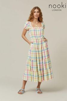Nooki Hester Gingham Tiered Dress (M65879) | €154