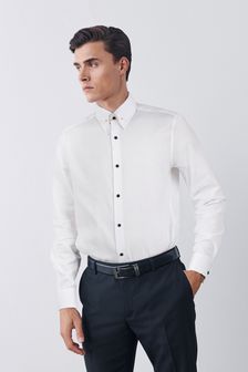 White Pin Collar Shirt (M66283) | $44