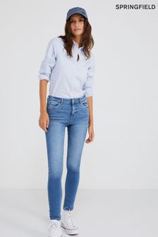Springfield Blue Sustainable Wash Push Up Jeans (M66533) | $66