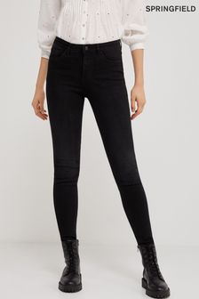 Springfield Sustainable Wash Push Up Black Jeans (M66569) | €21.50