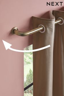 Brass Extendable Room Darkening Curtain Pole (M67117) | €46 - €59