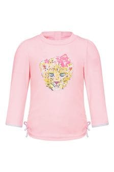 Sunuva Pink Leopard Rash Vest (M67371) | $64