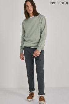 Springfield Grey False Textured Chinos (M67448) | 77 €