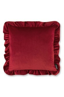 Paloma Home Red Ruffle Cushion (M67610) | ₪ 112