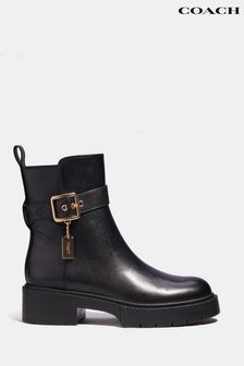Coach Lacey Leather Black Boots (M68734) | €179