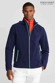 Polo Golf by Ralph Lauren Navy Blue Hooded Windbreaker Anorak Jacket (M69504) | 23,208 Ft