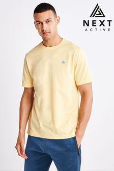 צהוב - חולצת טי למכון כושר ולאימונים של Next Active (M70045) | ‏38 ₪