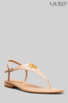 Lauren Ralph Lauren Ellington Leather Logo Sandals (M70482) | €47.50