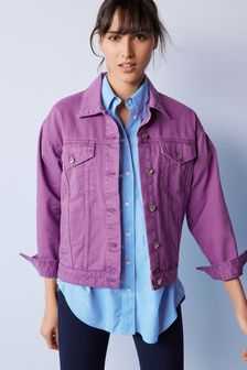 Purple Denim Jacket (M71040) | ₪ 102
