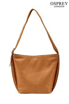 OSPREY LONDON Grainy Hide Leather Millie Hobo Bag (M71295) | ₪ 442