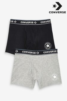 Converse Black/Grey Boxers 2 Pack (M71417) | $35
