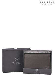 ארנק עור תלת-קפלי של Lakeland Leather דגם Bowston בשחור (M71473) | ‏140 ₪