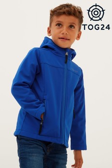 Tog24 Blue Koroma Kids Softshell Hooded Jacket (M72304) | ₪ 163