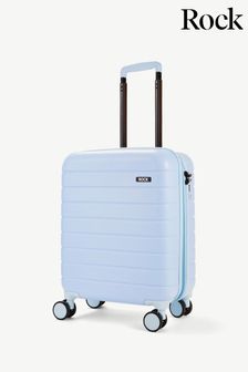 Пастельный синий - Чемодан для ручной клади Rock Luggage Novo (M72465) | €106