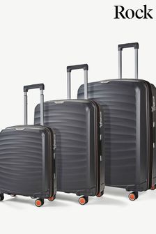 رمادي داكن - Rock Sunwave Set Of 3 Suitcases (M72487) | 147 ر.ع