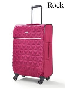 Różowy - Średniej wielkości walizka Rock Luggage Jewel (M72492) | 505 zł