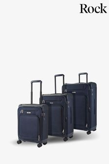 أزرق داكن - طقم 3 حقائب ملابس Parker من Rock Luggage (M72501) | 1,497 د.إ