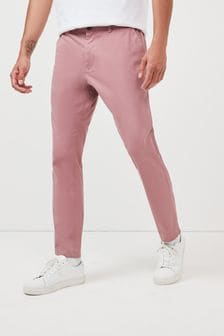 Pink Skinny Fit Stretch Chino Trousers (M72826) | €8