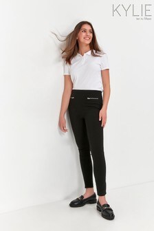 Kylie Teen Zip Black Trousers (M73425) | 20 €
