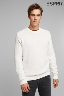 Esprit Mens White Sweater (M73647) | 52 €