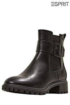 Esprit Black Formal Boots (M73656) | $91