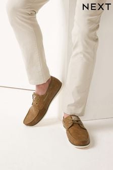 Tan Brown Boat Shoes (M73814) | CHF 42