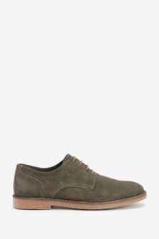 Khaki Green Suede Desert Shoes (M73831) | ￥6,590