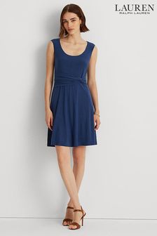 Lauren Ralph Lauren Miralavia Fit & Flare Jersey Stretch Dress (M73870) | €190