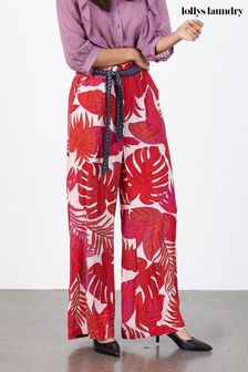Lollys Laundry Red Printed Vicky Trousers (M74039) | €59