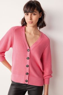 Pink Cotton Cardigan (M74184) | 46 €