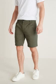 Khaki Green Slim Fit Stretch Chino Shorts (M74280) | €20
