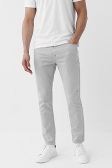 Light Grey Skinny Fit Authentic Stretch Jeans (M74313) | ₪ 89