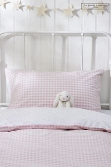 The White Company Reversible Gingham Housewife Pillowcase