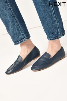 Navy Blue Regular/Wide Fit Forever Comfort® Slim Sole Loafers (M74717) | €15