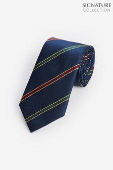 أزرق/أخضر/أحمر خطوط - ربطة عنق مميزة (M74799) | 9 ر.ع
