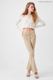French Connection Cream Judie Recycled Cropped Cardigan (M75062) | ₪ 195