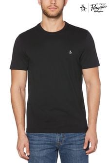 Original Penguin Black Pinpoint Embroidery T-Shirt (M75093) | ₪ 116