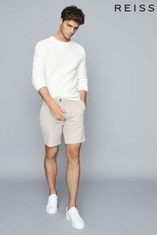 Reiss Chalk Casual Chino Shorts (M75153) | AED468