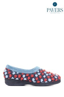 Pavers Ladies Blue Full Slippers (M75362) | 30 €